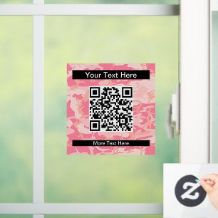 Pink Camouflage, Camouflage, Military, Army Window Cling