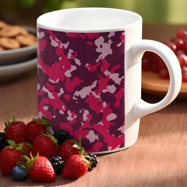 Pink Camouflage Coffee Mug (mugs and cups)