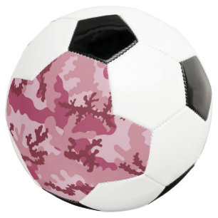 Pink camouflage football