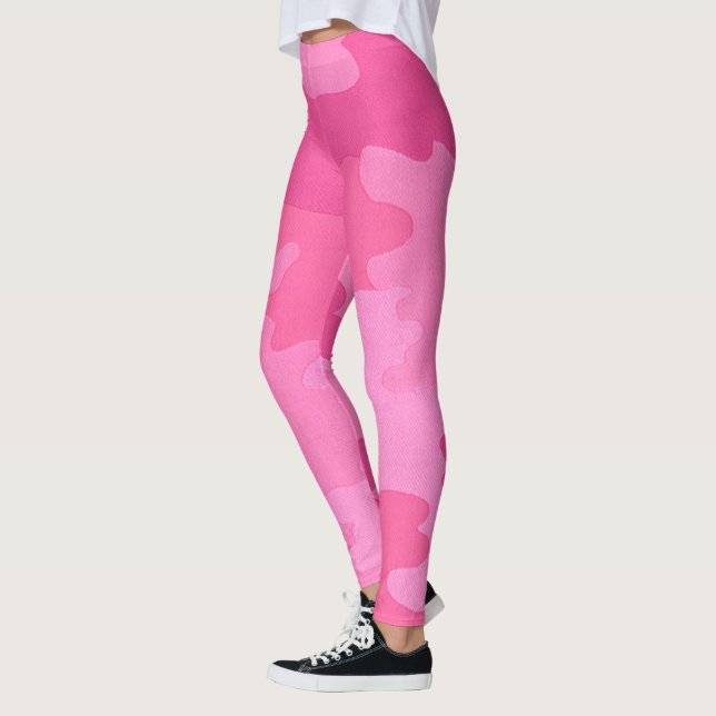 Pink Camouflage Leggings (Left)