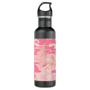 Pink Camouflage, Military, Army 710 Ml Water Bottle