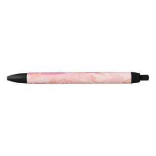 Pink Camouflage, Military, Army Black Ink Pen