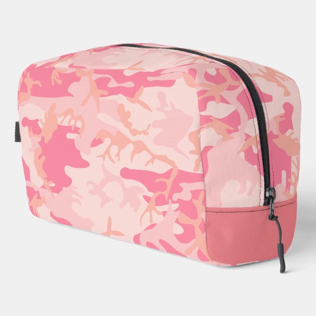 Pink Camouflage, Military, Army Dopp Kit (Right Corner)