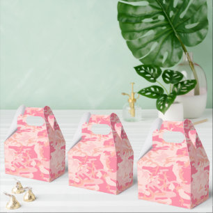 Pink Camouflage, Military, Army Favour Box
