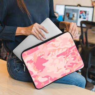Pink Camouflage, Military, Army Laptop Sleeve