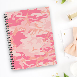 Pink Camouflage, Military, Army Notebook