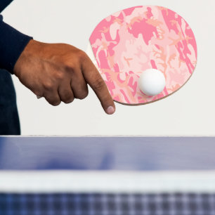 Pink Camouflage, Military, Army Ping Pong Paddle