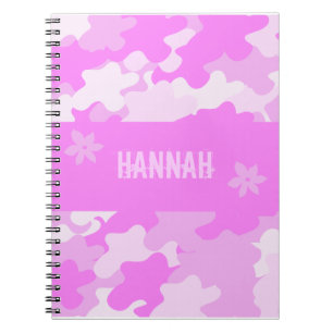 Pink Camouflage Notebook