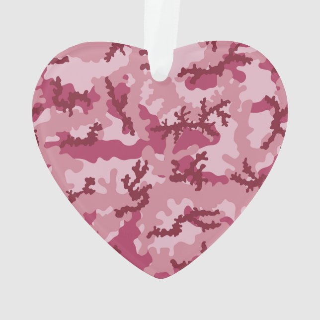 Pink camouflage ornament (Back)