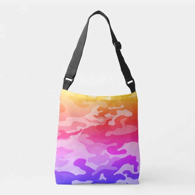 Pink  Camouflage Pattern Tote (Front)