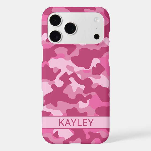 Pink Camouflage Personalised (Back)