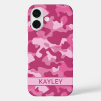 Pink Camouflage Personalized