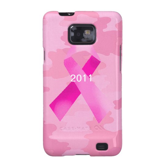 Pink Camouflage Pink Ribbon Samsung Galaxy Case