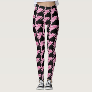 Pink Camouflage Snowmobile Leggings