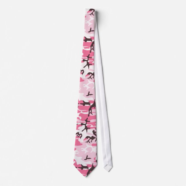 Pink Camouflage Tie (Front)