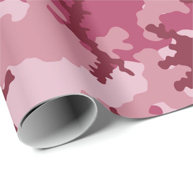 Pink camouflage wrapping paper (Roll Corner)