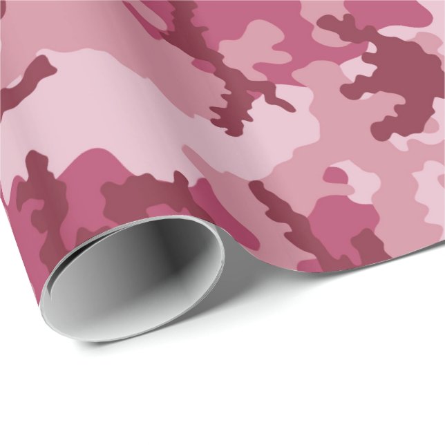 Pink camouflage wrapping paper (Roll Corner)