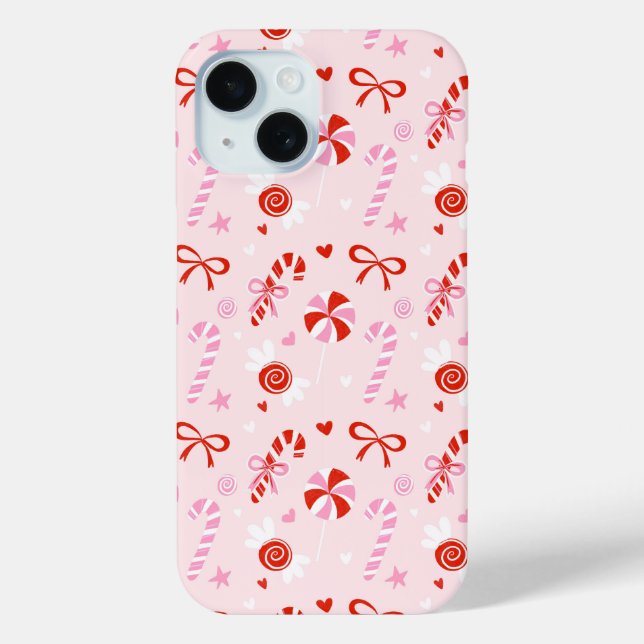 Pink Candy Aesthetic Phone Case (Back)