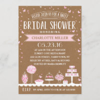 Pink Candy Bar | Bridal Shower