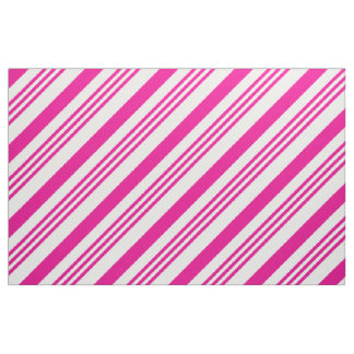 Pink Candy Cane Stripes Style 1 Fabric