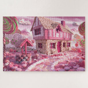 Pink Candy Land Jigsaw Puzzle