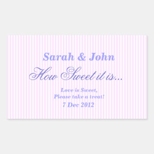 Pink  Candy stripe  How Sweet it is Sticker