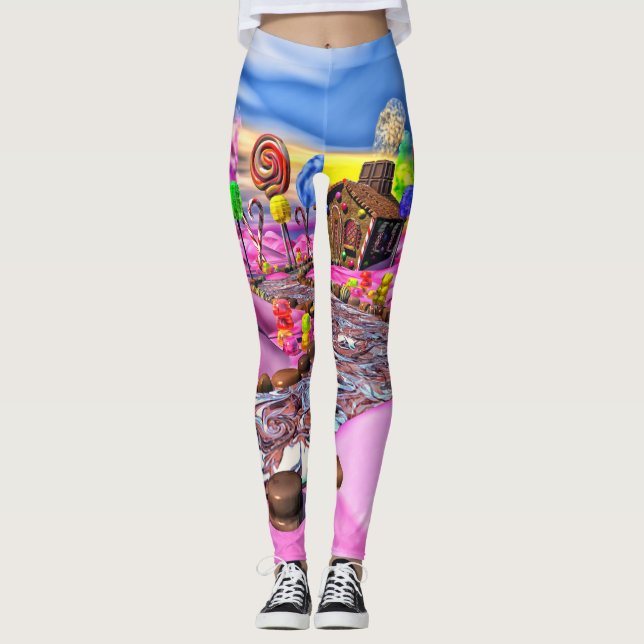 Pink Candyland Leggings (Front)
