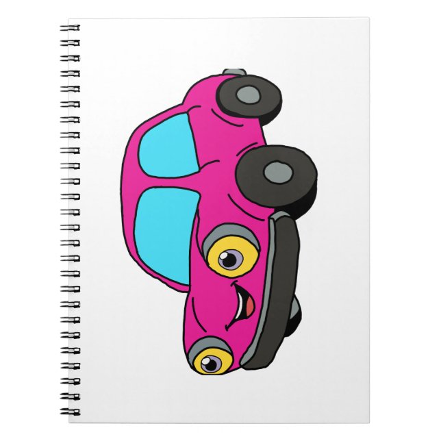 Pink Car Notebook (Front)