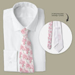 Pink Carnation Wedding Neck Tie<br><div class="desc">The "Pink Carnation Wedding Neck Tie" epitomises trend-setting elegance within the wedding scene, appealing particularly to fashion-forward engaged couples seeking distinctive groomsmen gifts. This tie's design not only aligns seamlessly with the essence of spring and summer weddings but also exudes a timeless charm that complements modern tastes. For the groom,...</div>