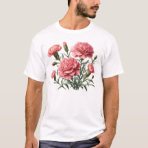 Pink Carnations black