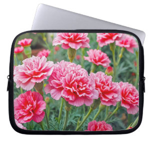 Pink Carnations Laptop Sleeve