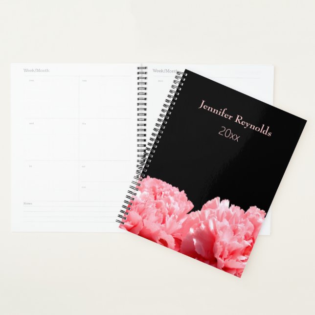 Pink Carnations Personal  Planner (Display)