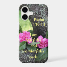Pink Carnations Psalm Phone Case