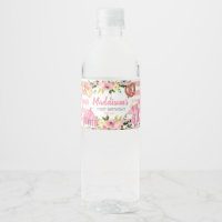Pink Carnival Birthday water label