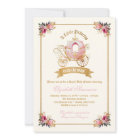 Pink Carriage Princess Fairytale Baby Shower