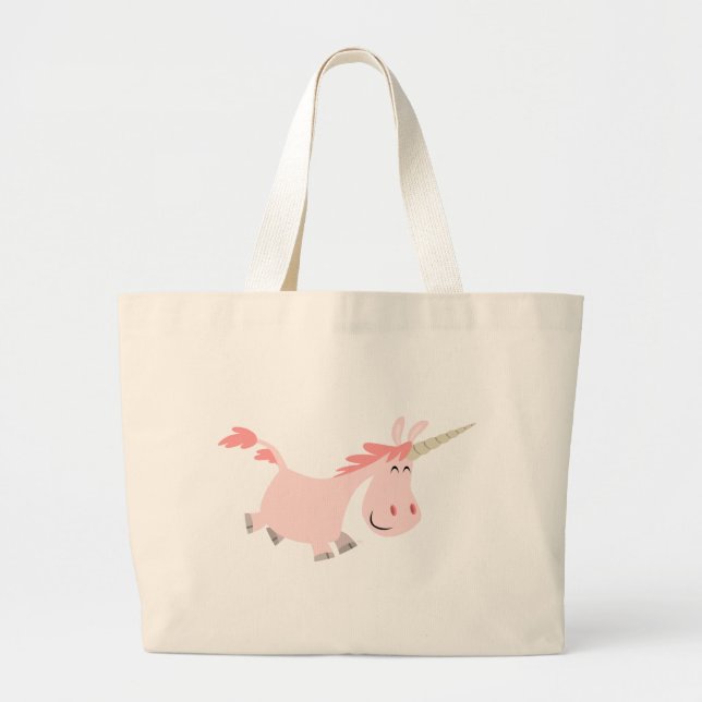 Pink Cartoon Unicorn bag (Front)