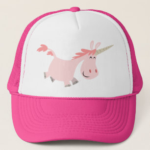 Pink Cartoon Unicorn hat