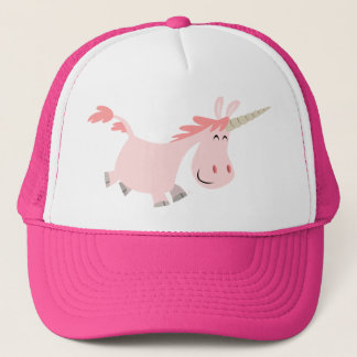 Pink Cartoon Unicorn hat