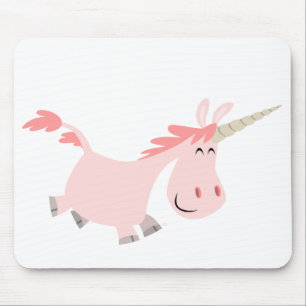 Pink Cartoon Unicorn mousepad