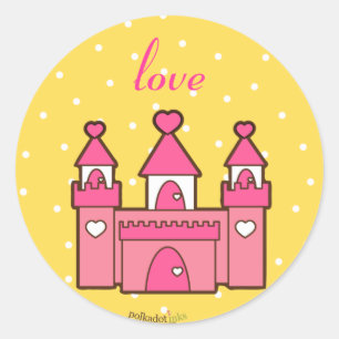Pink Castle Stickers