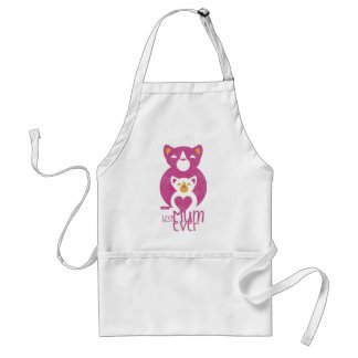 Pink cat mum standard apron