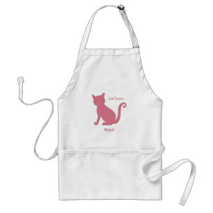 Pink Cat Standard Apron