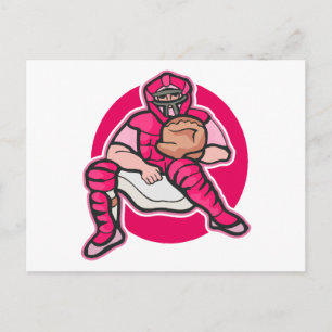 Pink Catcher Postcard