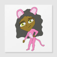 pink catgirl      