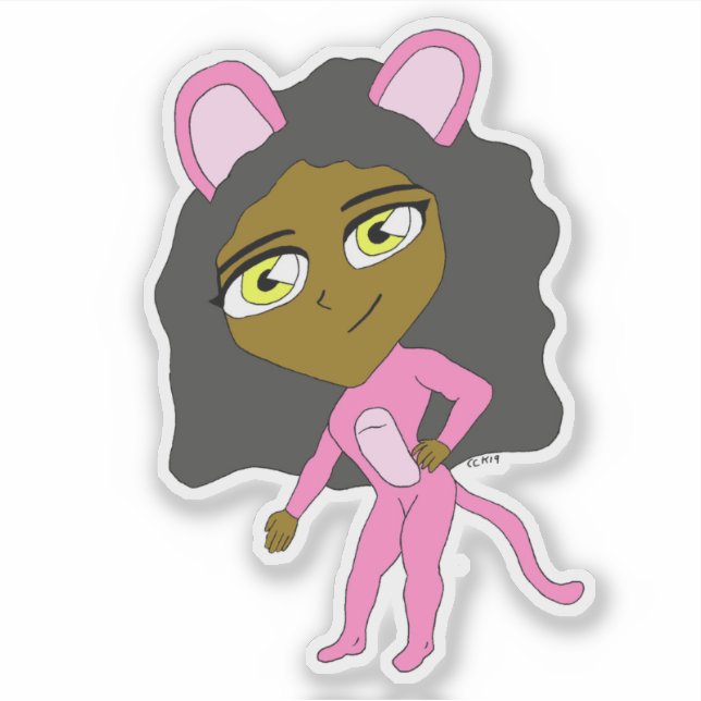 pink catgirl     (Front)