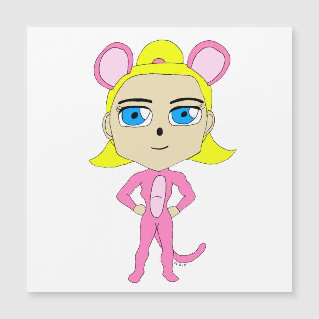 pink catgirl     (Front)