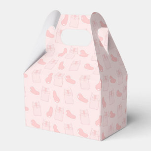 Pink Cats and Jellybeans Pattern Favour Box