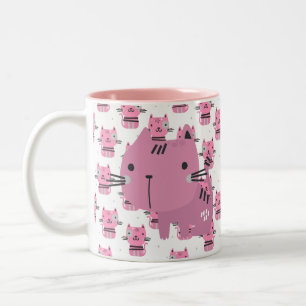 Pink Cats Coffee Mug