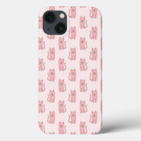 Pink Cats. Pattern