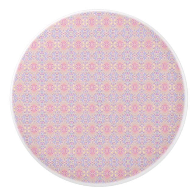 pink ceramic knob (Front)